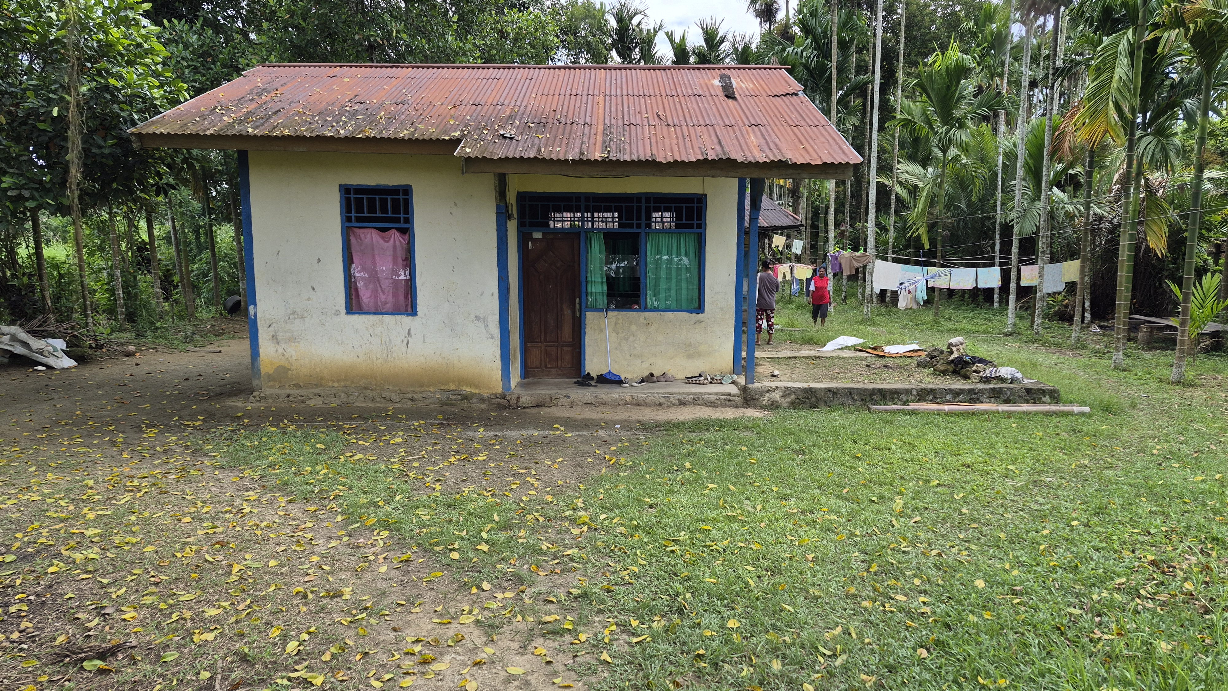 One of the residents' houses in Arso Barat