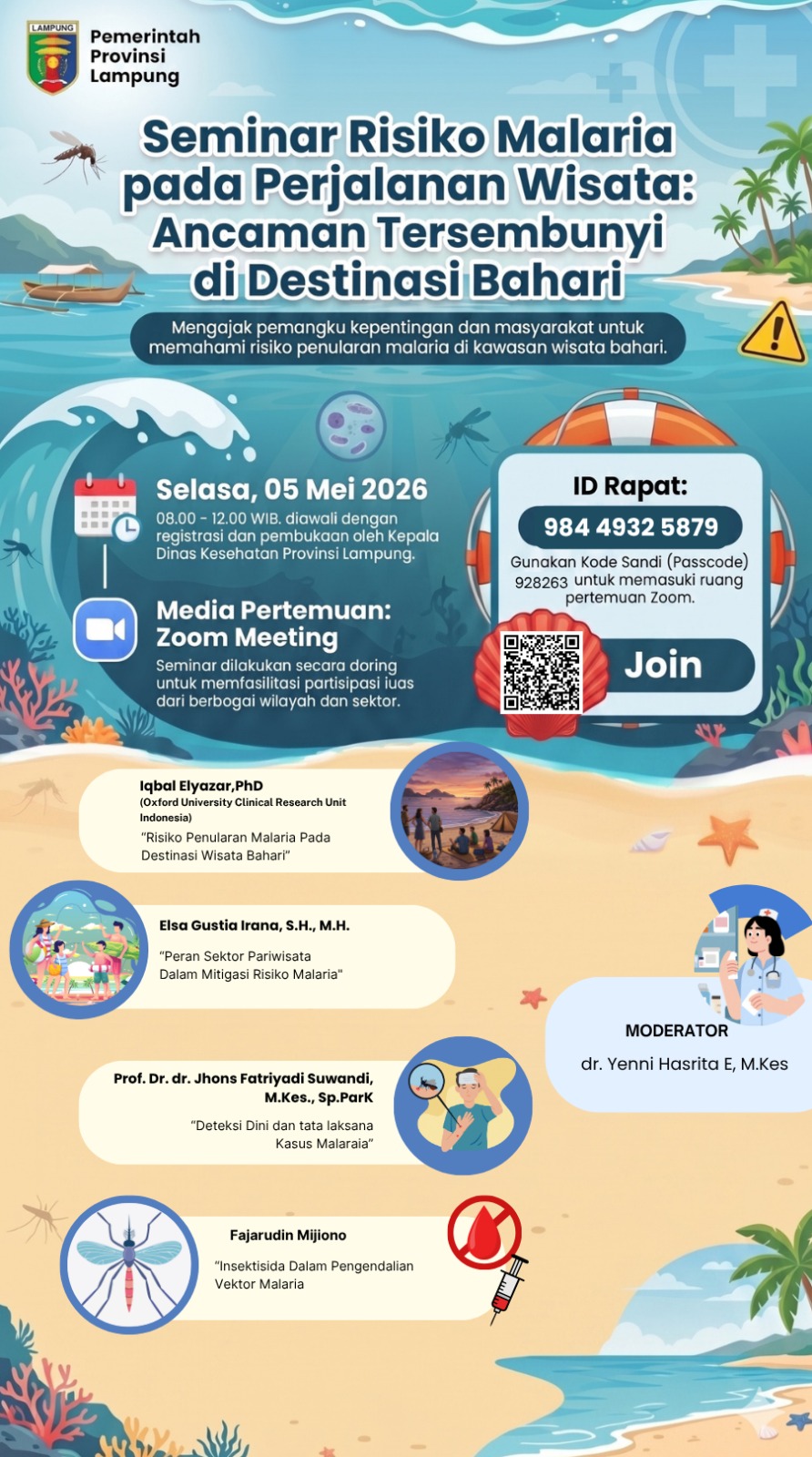 Seminar on Malaria Risk in Travel to Be Held in Lampung